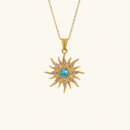 Turquoise Sunshine Necklace