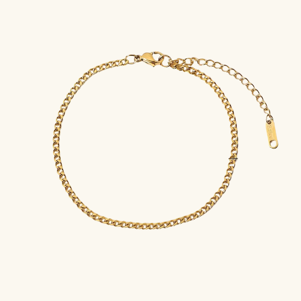 Dainty Cuban Link Anklet