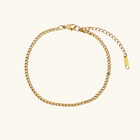 Dainty Cuban Link Anklet