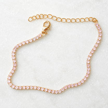 Gold Filled Tennis Bracelet