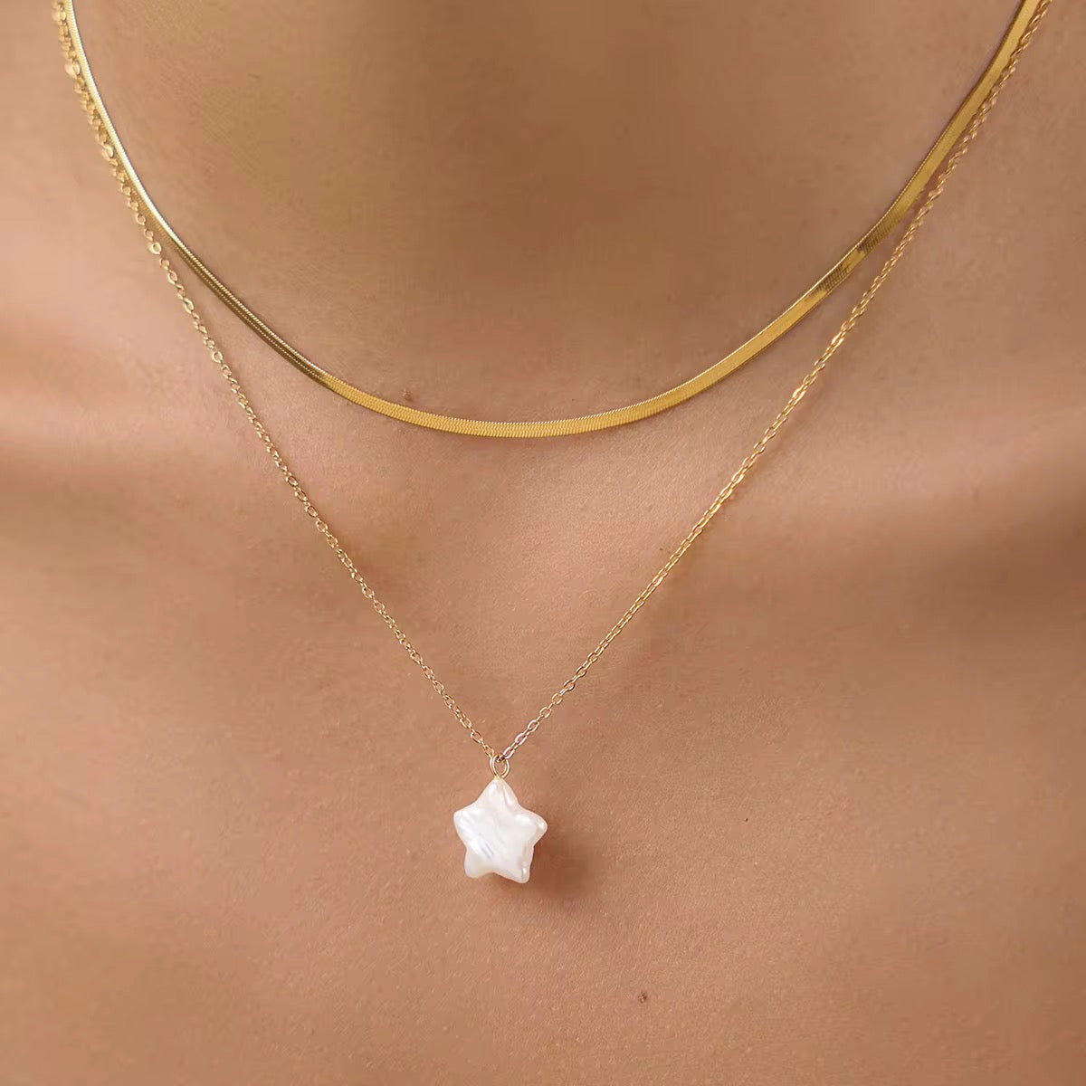Pearl Star Necklace