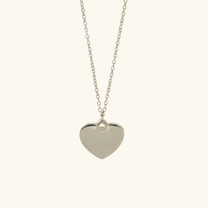 Custom Engravable Heart Necklace