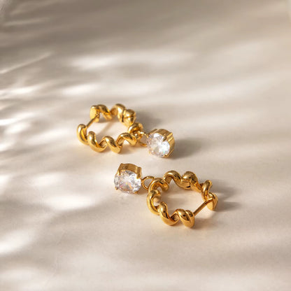 Twisted Light Hoops