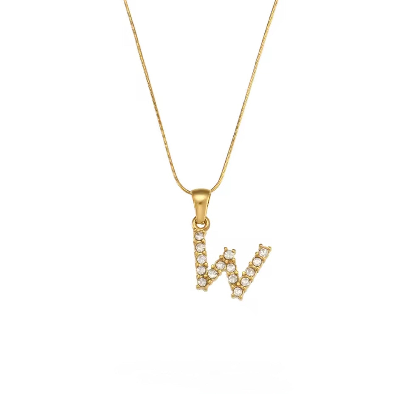 Nova Icy Initial Necklace