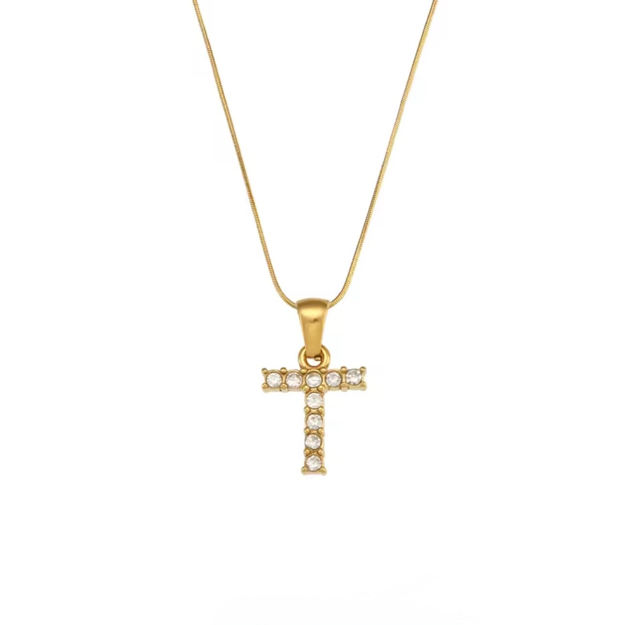 Nova Icy Initial Necklace
