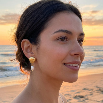 Seashell Pearl Drops