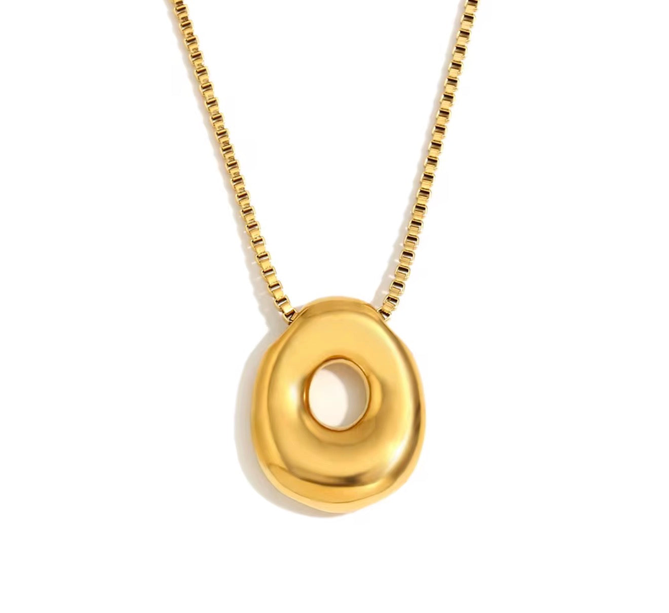 Maximalist Bubble Letter Necklace