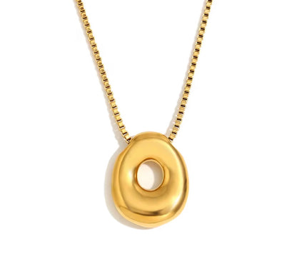 Maximalist Bubble Letter Necklace