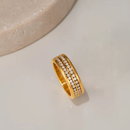 Double Row Luxe Ring