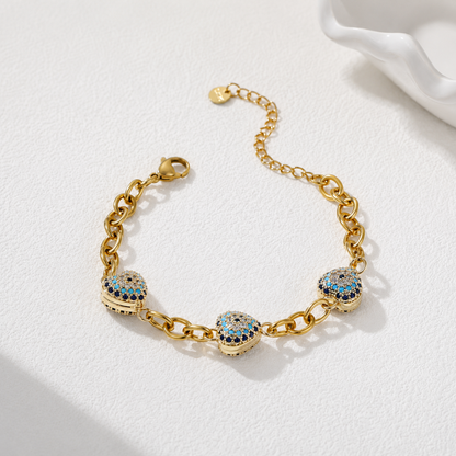 Santorini Evil Eye Bracelet