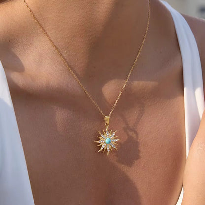 Turquoise Sunshine Necklace