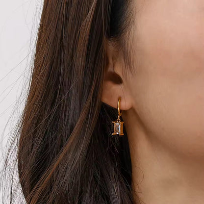 Gem Drop Hoops