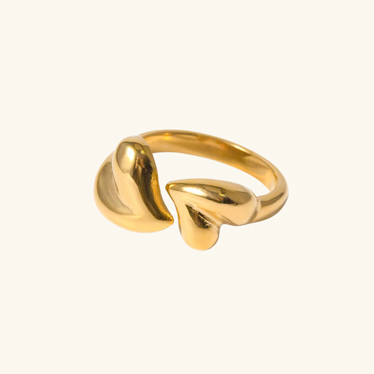 Double Heart Ring
