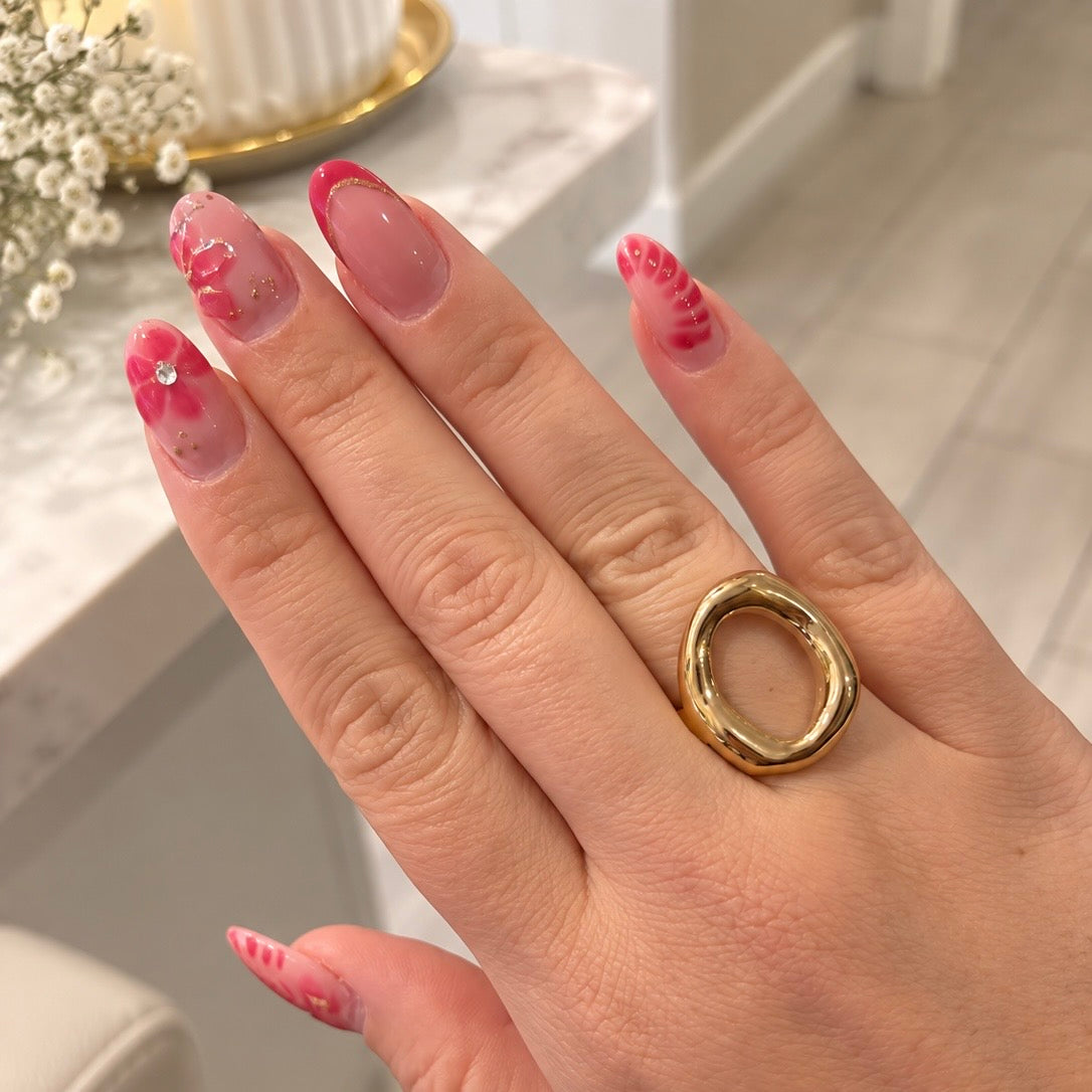 Golden Halo Ring