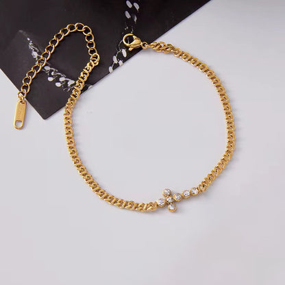 Cross Chain Bracelet