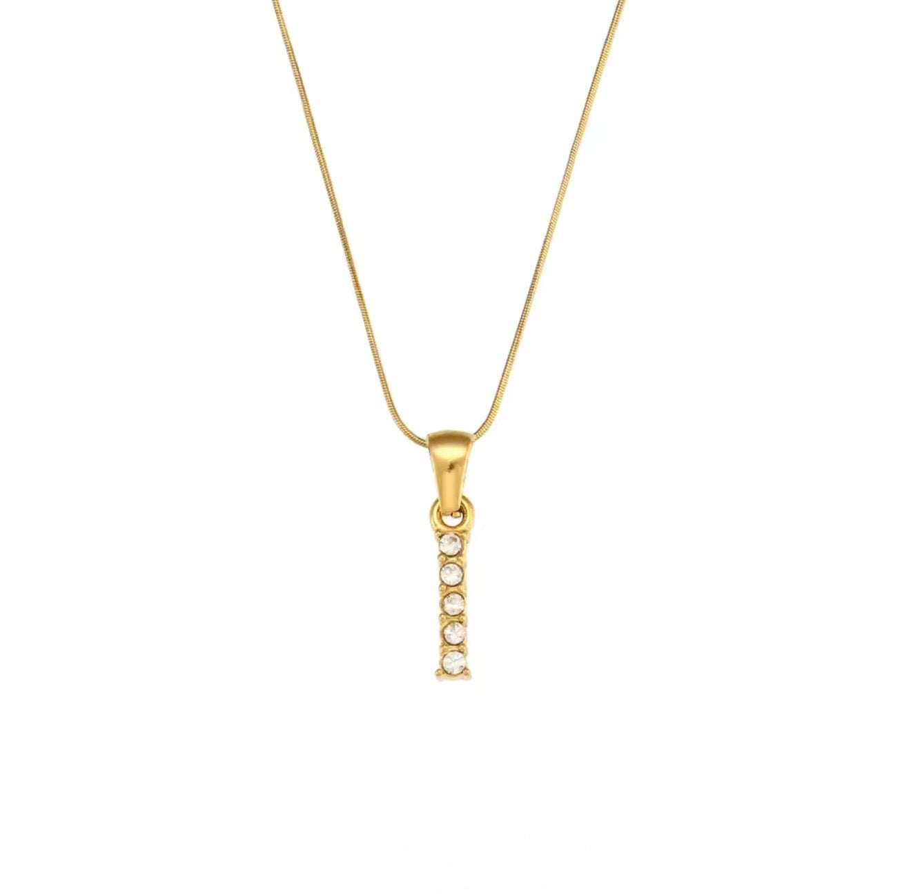Nova Icy Initial Necklace