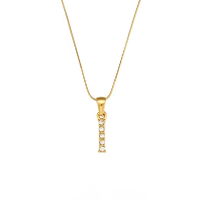 Nova Icy Initial Necklace