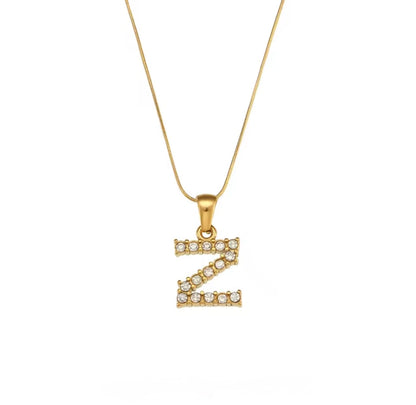 Nova Icy Initial Necklace