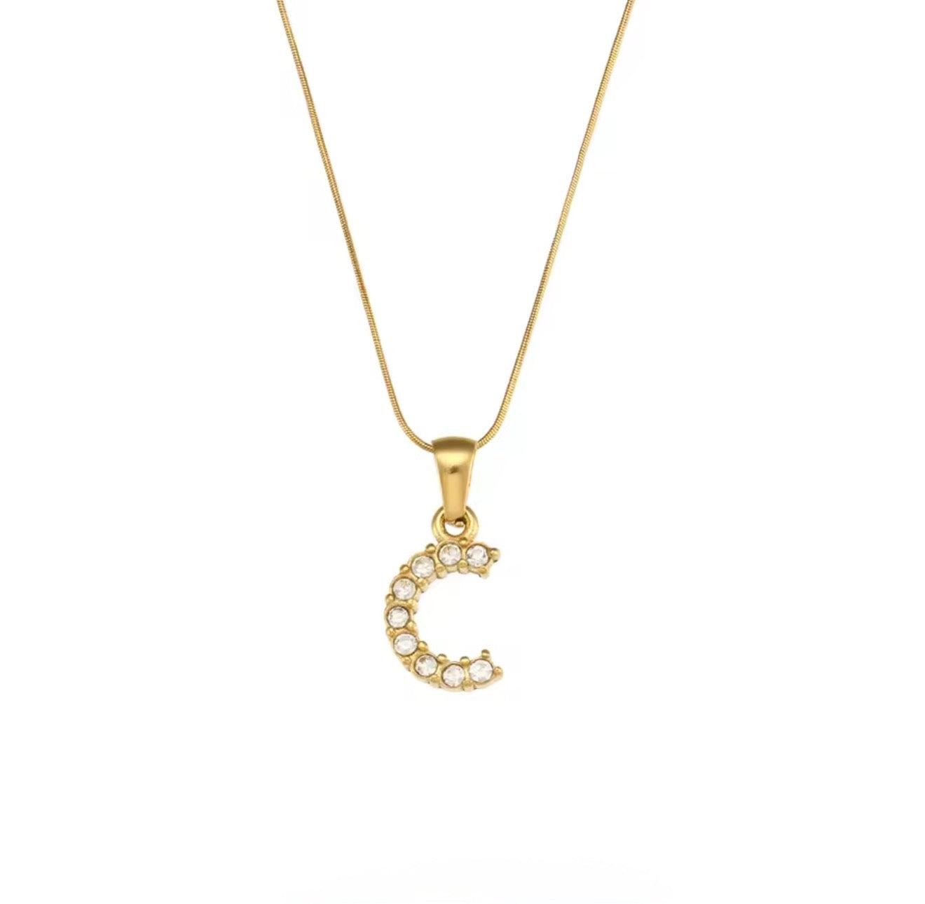 Nova Icy Initial Necklace
