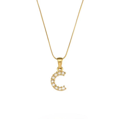 Nova Icy Initial Necklace