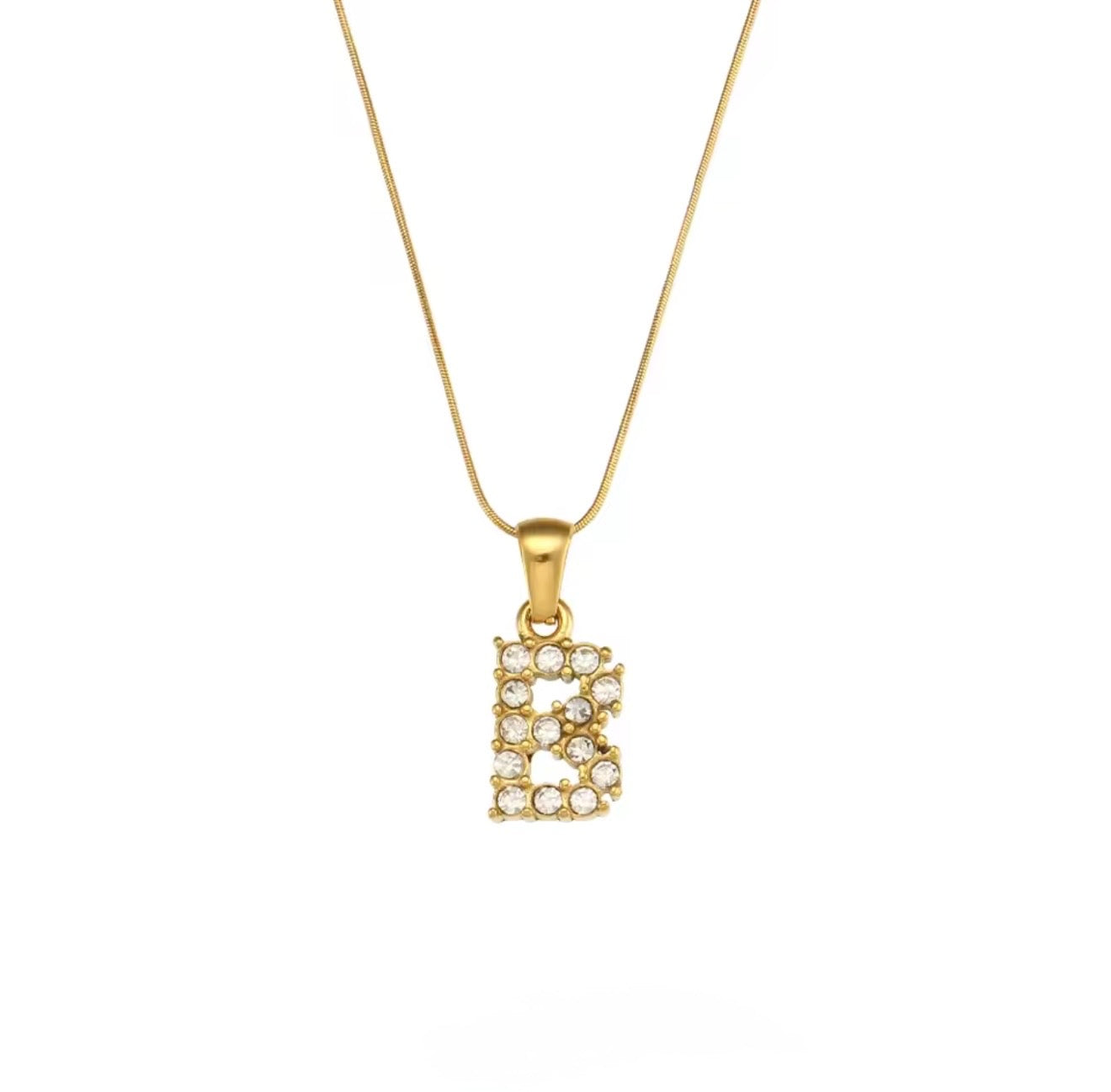 Nova Icy Initial Necklace