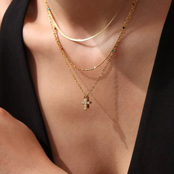 Small Cross Necklace
