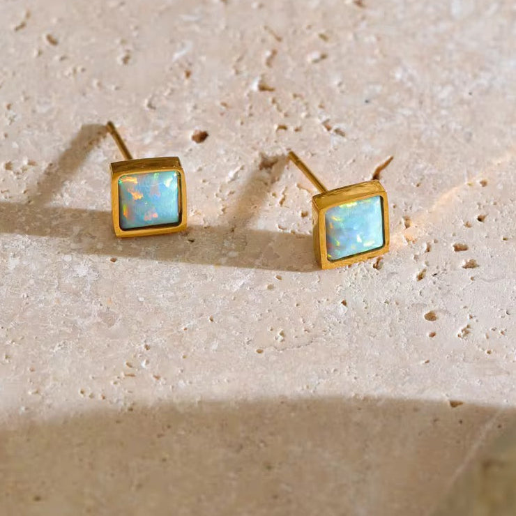 Opal Glow Studs