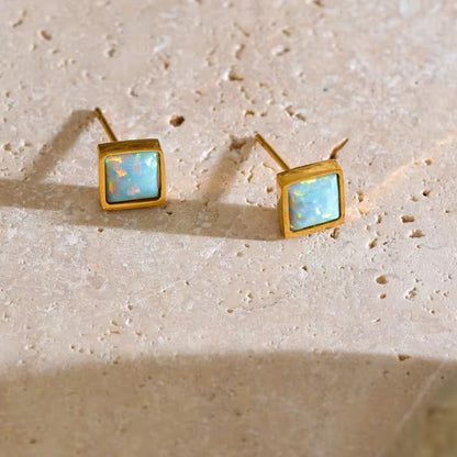 Opal Glow Studs