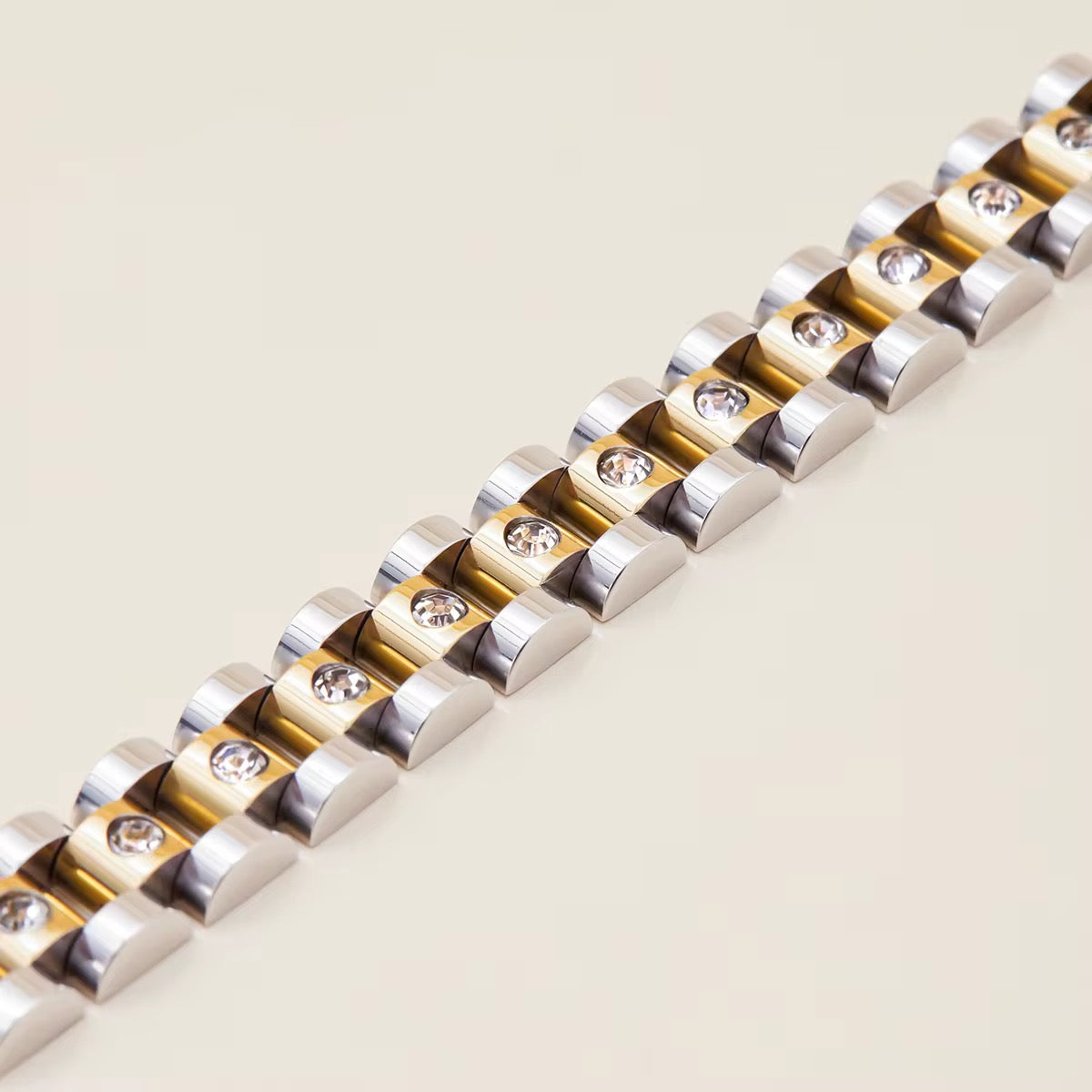 Aurora Link Bracelet - Two Toned