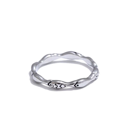 Lucky Catch Dainty Ring