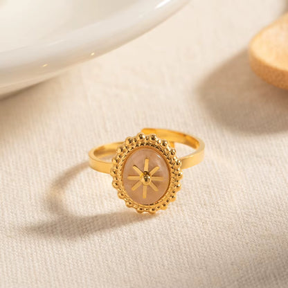 Cosmic Bloom Ring