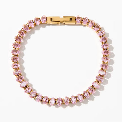 The Oval Tennis Bracelet