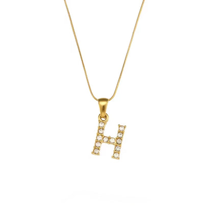 Nova Icy Initial Necklace