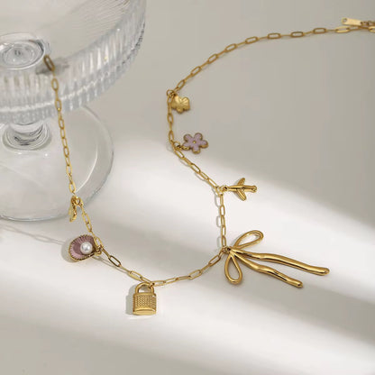 I’m Just A Girl Charm Necklace