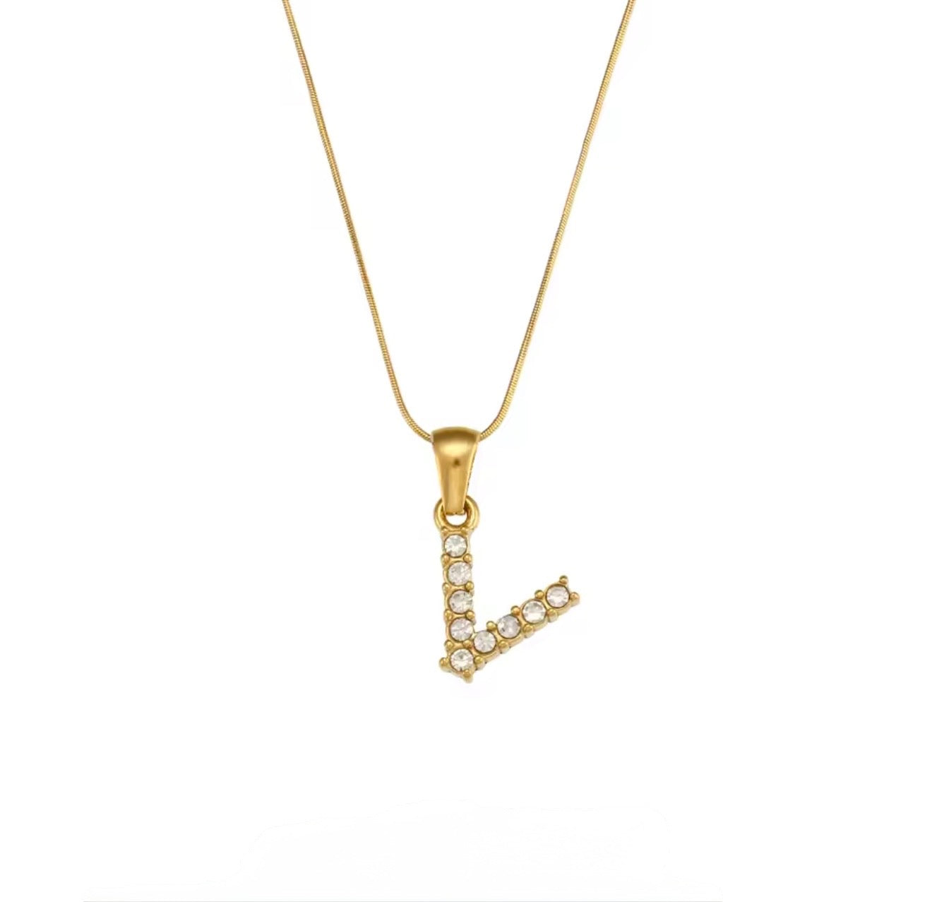 Nova Icy Initial Necklace