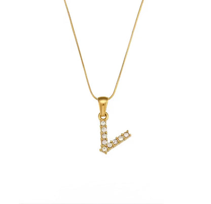 Nova Icy Initial Necklace