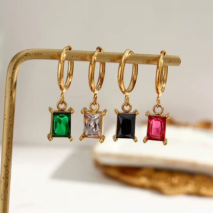 Gem Drop Hoops