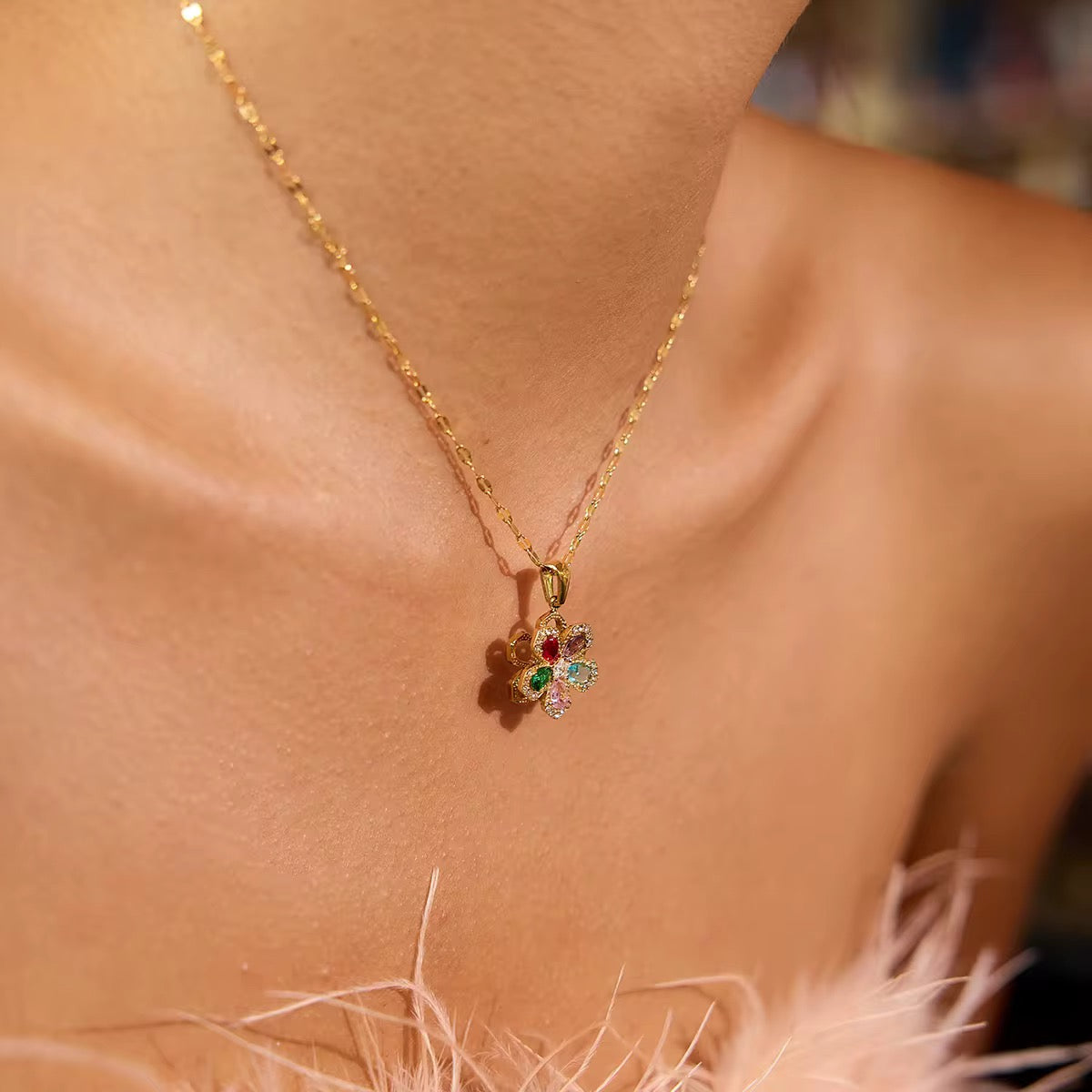 Fleur Bonbon Necklace