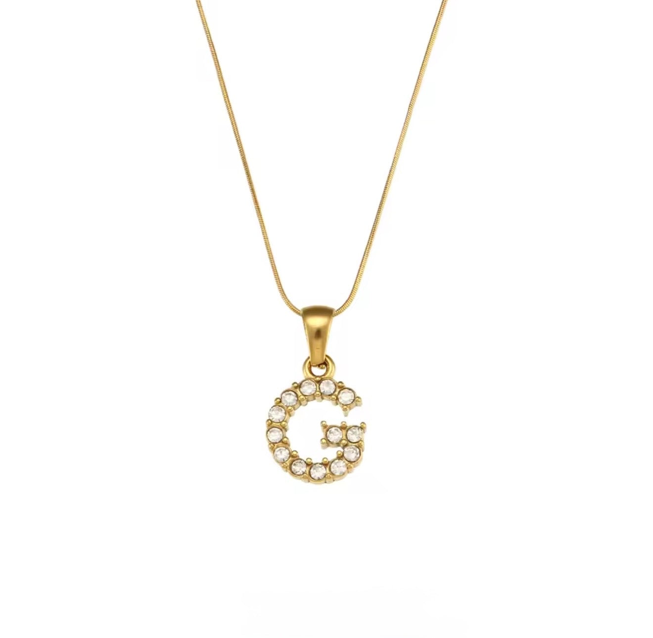 Nova Icy Initial Necklace