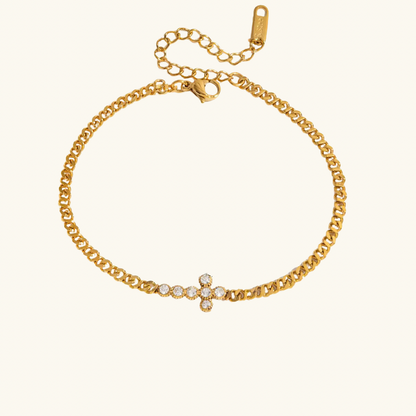 Cross Chain Bracelet