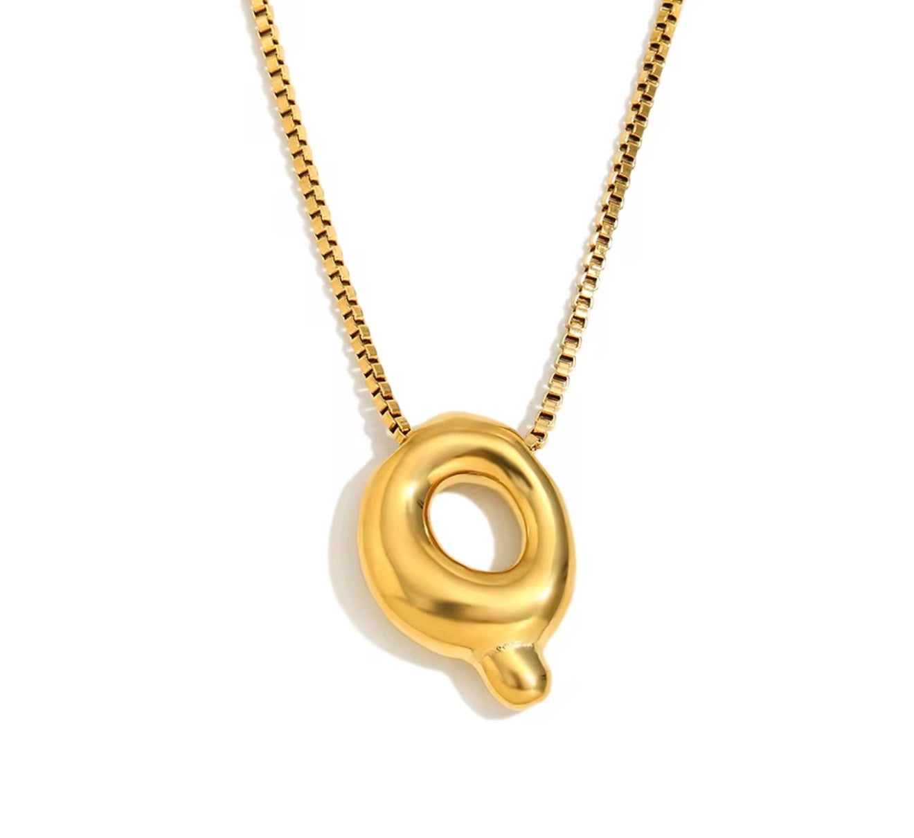 Maximalist Bubble Letter Necklace