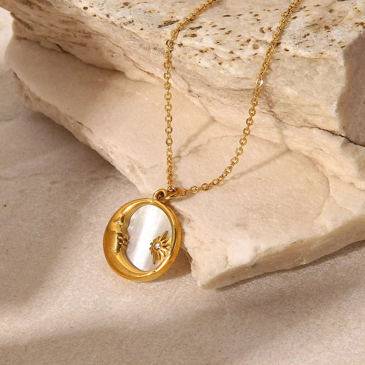 Lunar Pearl Necklace