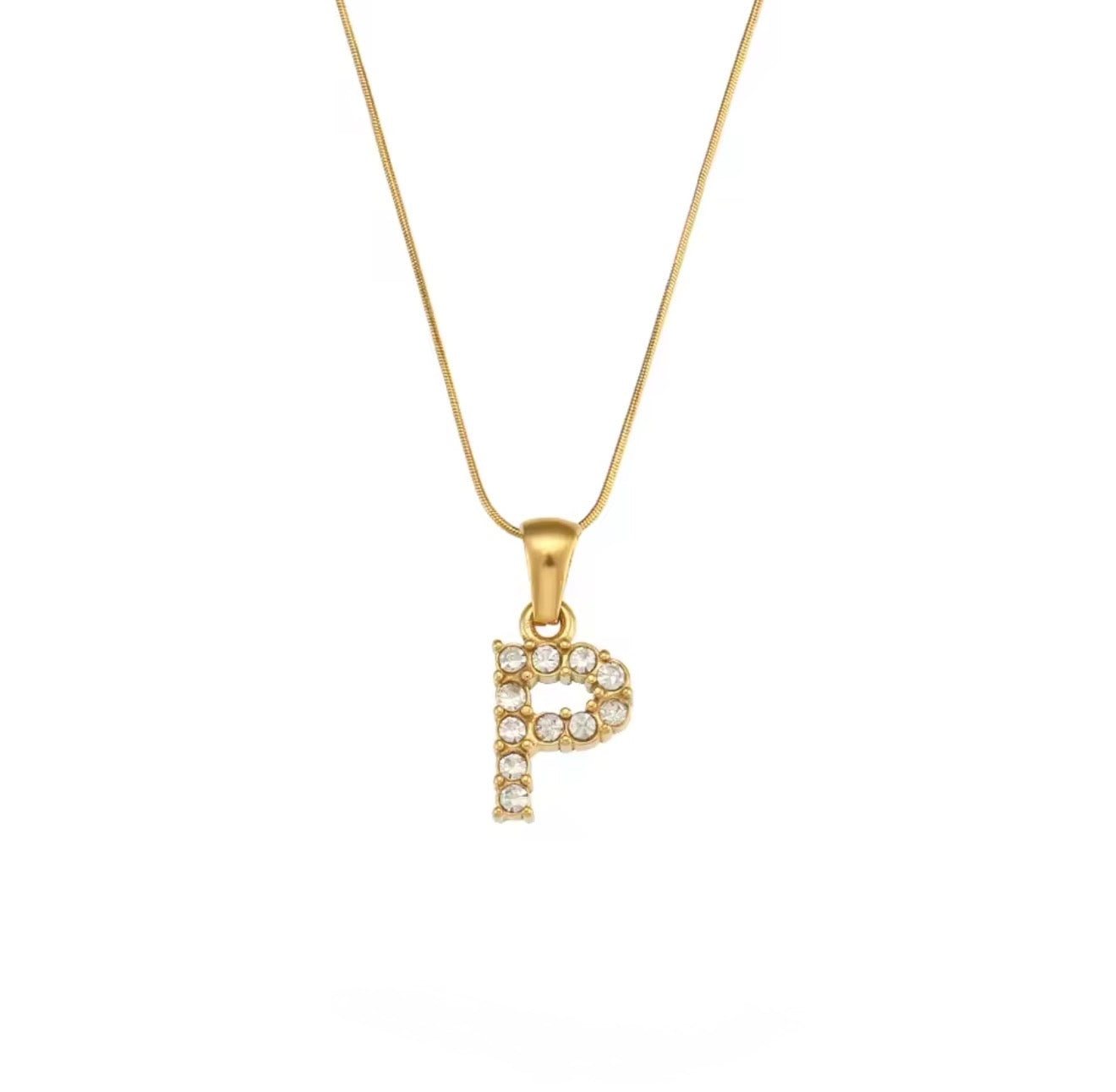Nova Icy Initial Necklace