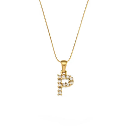 Nova Icy Initial Necklace