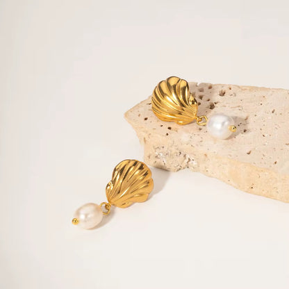 Seashell Pearl Drops