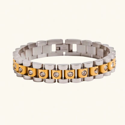 Aurora Link Bracelet - Two Toned