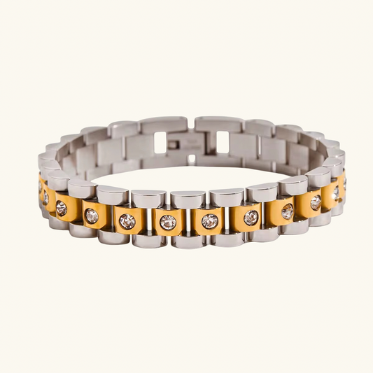 Aurora Link Bracelet - Two Toned