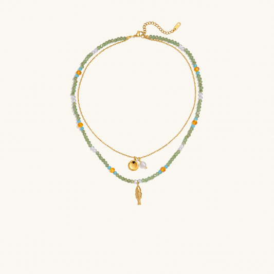 Sea Glass Catch Necklace