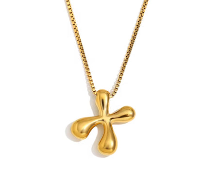 Maximalist Bubble Letter Necklace
