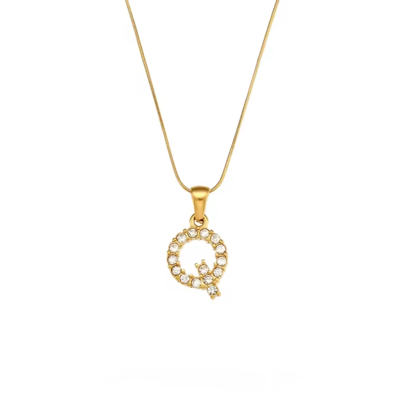 Nova Icy Initial Necklace